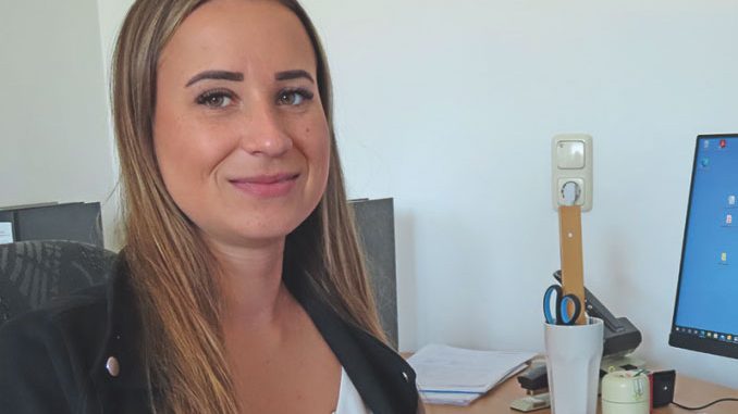 Vanessa Huber ist das neue Gesicht in der Geschäftsstelle des TSV Steppach